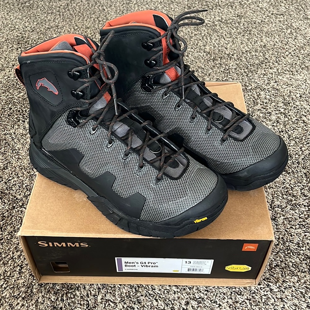 Simms mens G4 Pro boot -Vibram